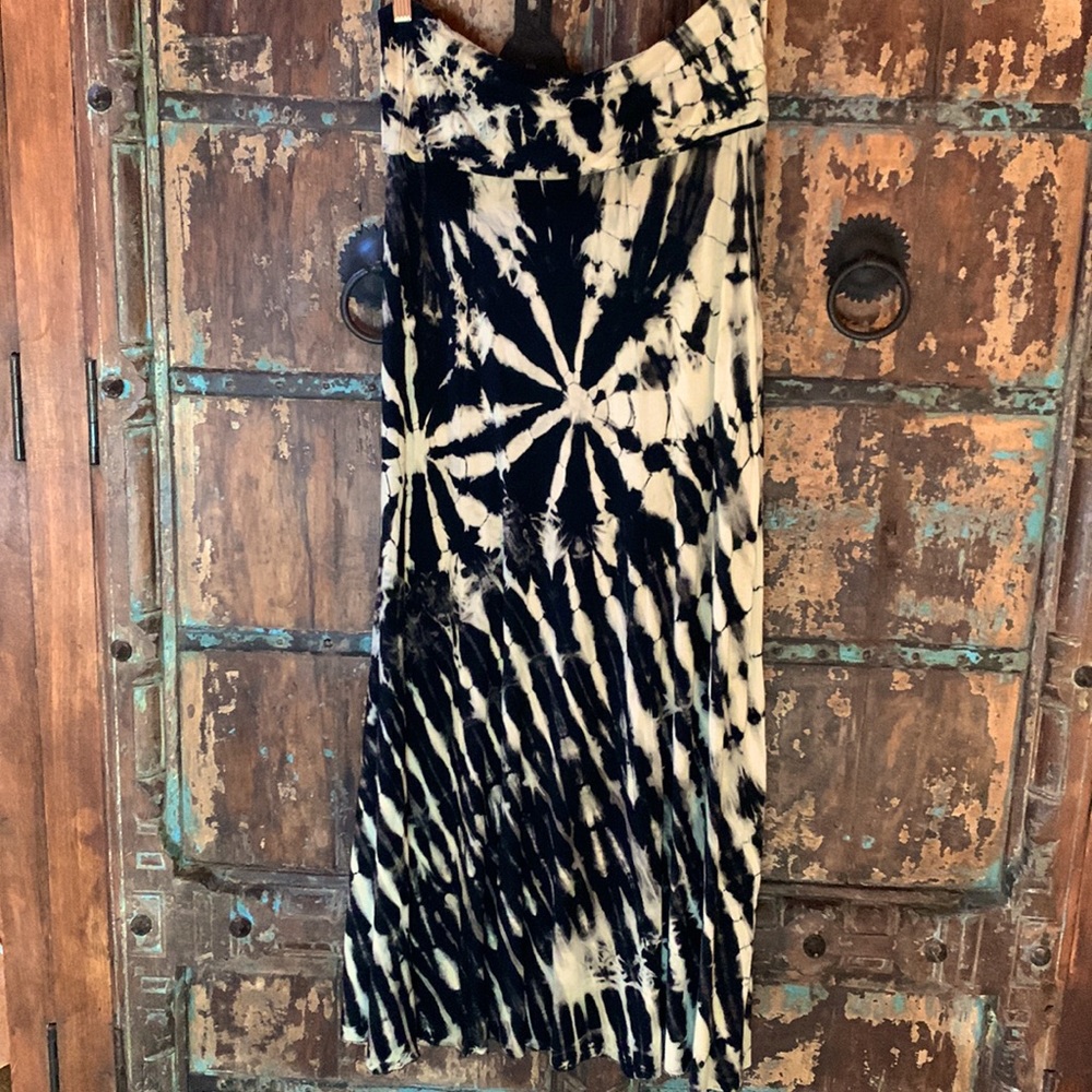 Boho Tye Dye long skirt